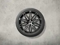 Ensemble jantes et pneus d'hiver RS Spyder 22", noir brillant. Porsche Macan-e - 95C044600H